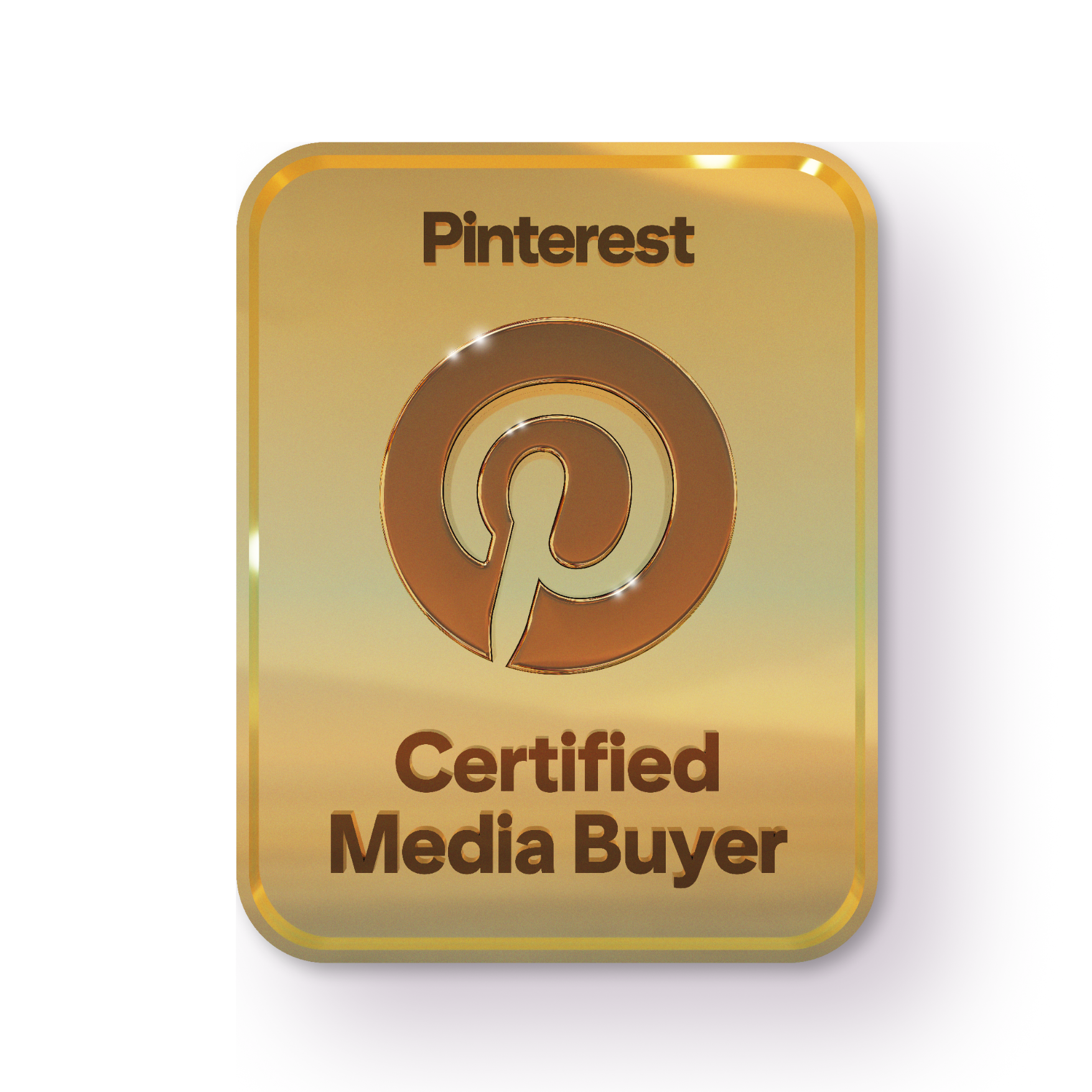 The Pinterest Certified Media Buyer Gold Badge